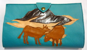 Alice Angevin, Les Sacs à M'Alice Compagnon bleu canard vaches