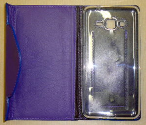 Alice Angevin, Les Sacs à M'Alice Coque à Portable IPhone Violet ouvert