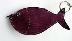 Alice Angevin, Les Sacs à M'Alice Porte-monnaie Poisson,oeil vert