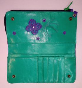 Alice Angevin, Les Sacs à M'Alice Portes-cartes monnaie véronique, ouvert