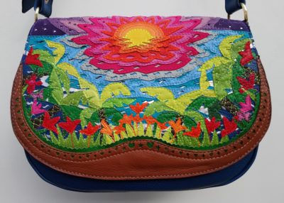 Alice Angevin, Les Sacs à M'Alice Sac à Main Gibecière T1,paysage, poissons, devant