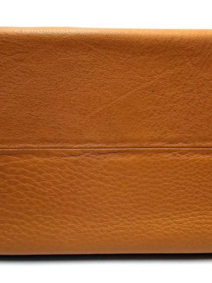 A.A.Les Sacs à M'Alice Sac à main Champlan Beige, feuilles et poignets marron, dessous