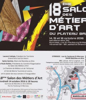 Alice Angevin, Les Sacs à M'Alice 2016 10 Fly Marolles en Brie