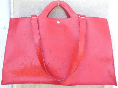 Alice Angevin, Les Sacs à M'Alice Bagage à Main Shopping Rouge