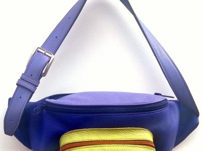 Alice Angevin, Les Sacs à M'Alice, Banane rectangulaire violet,parme,anis