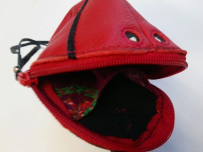 Alice Angevin, Les Sacs à M'Alice Porte-monnaie Coccinelle,gauche