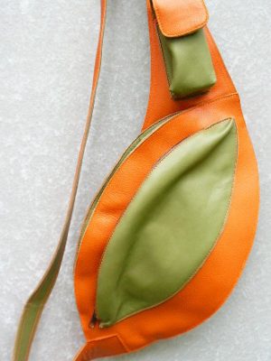 Alice Angevin, Les Sacs à M'Alice Sac Holster T1 Surf orange et kaki
