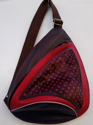 Alice Angevin, Les Sacs à M'Alice Sac Holster T3 Marron Rouge