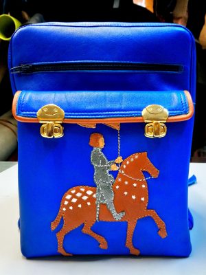 Sac à Dos Pti 22x27x12, Bleu Dur Jeanne