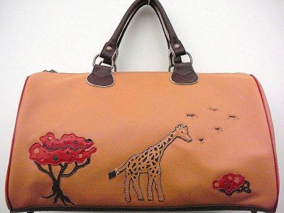 Alice Angevin, Les Sacs à M'Alice Sac à Main Bolide Girafe Gold T3 (42x24x22) 2