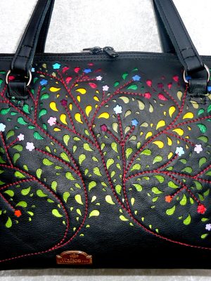 Alice Angevin, Les Sacs à M'Alice Sac à Main Champlan noir dentelle 1