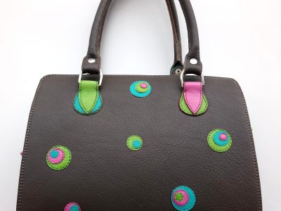 Alice Angevin, Les Sacs à M'Alice, Sac à Main Kéco, bronze, devant