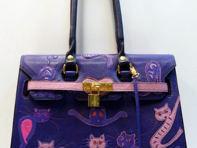 Alice Angevin, Les Sacs à M'Alice Sac à Main Kéti Chats, devant fermé