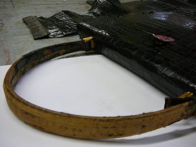 Les Sacs à M'Alice,Alice Angevin, Peau de Crocodile poignée