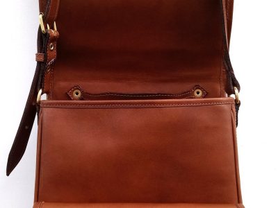 Les Sacs à M'Alice,Alice Angevin, Sacoche Marron,refaite