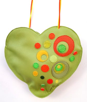 Alice Angevin, Les Sacs à M'Alice, Pochette Coeur Anis pastilles