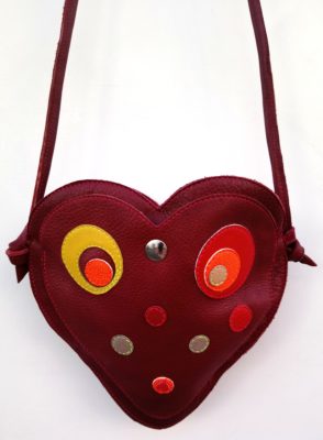 Alice Angevin, Les Sacs à M'Alice, Pochette Coeur Rouge pastilles