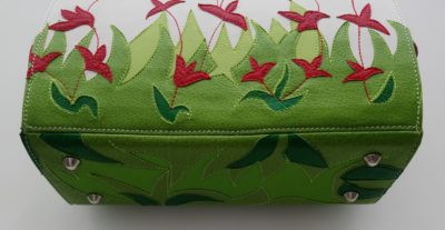 Alice Angevin, Les Sacs à M'Alice, Sac à Main Kéko Fleurs rouges, dessous