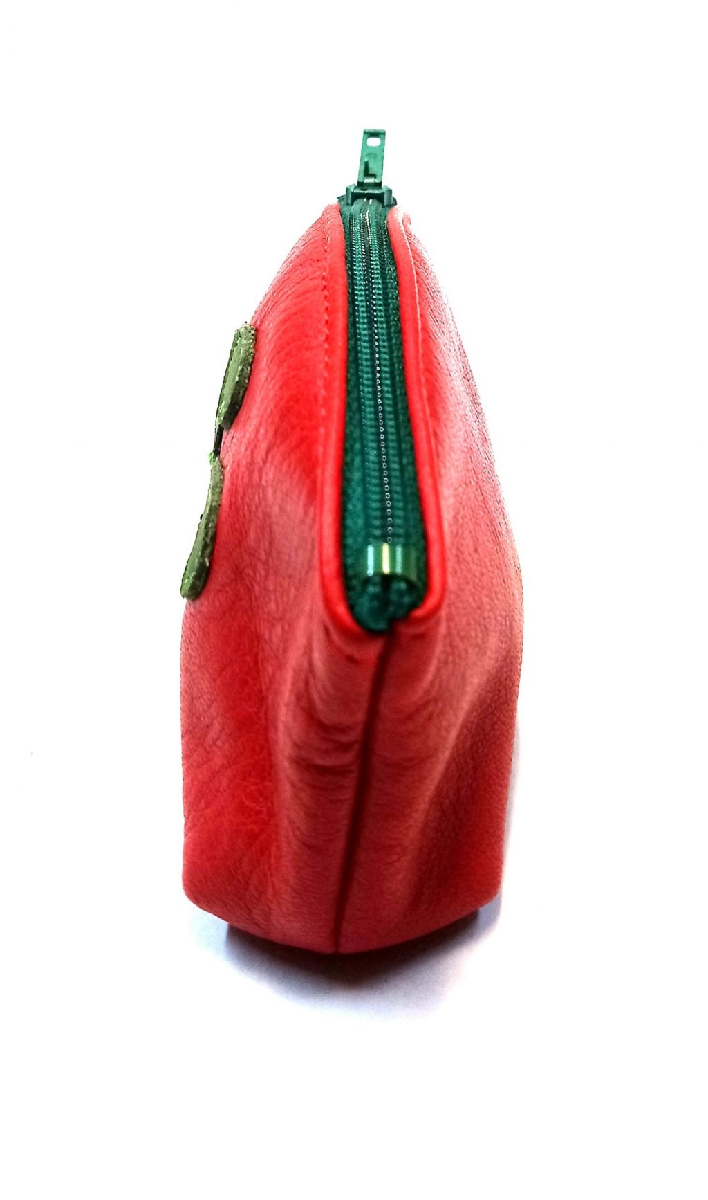 A.A. Les Sacs à M'Alice Porte-monnaie Trapèze Rouge croix verte, coté