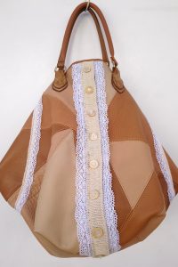 Alice Angevin, Les Sacs à M'Alice Sac à Main Baluchon beiges